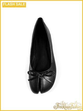 VERISSON Women's Tabi Flats Split Toe Ballet Shoes Vegan Leather